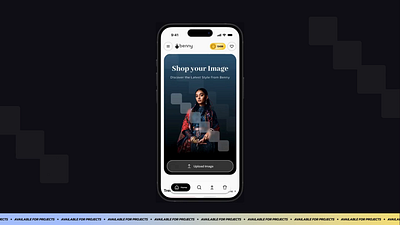 Benny App Redesign app redesign brnading ecommerce fashion glassmorphism product design trending ui ux