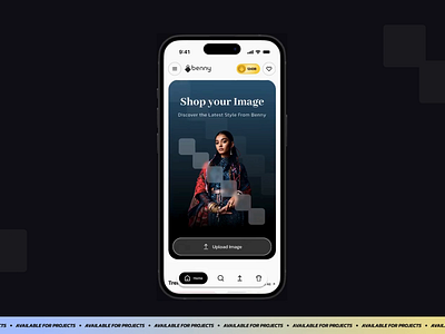 Benny App Redesign app redesign brnading ecommerce fashion glassmorphism product design trending ui ux