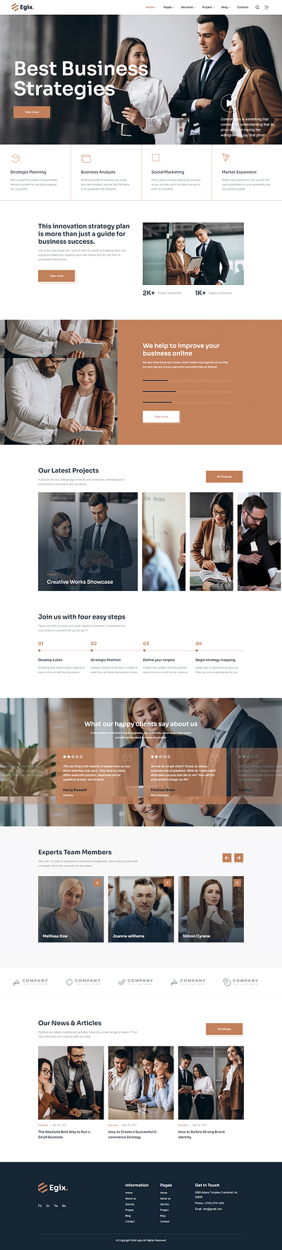 Egix - Business Consulting HTML5 Template trade