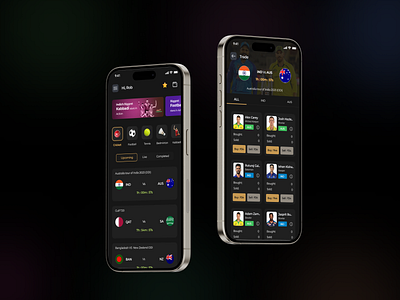 Sports App appdesign branding design designer driblle hore designer illustration mobileapp mtafic sports app ui ux website