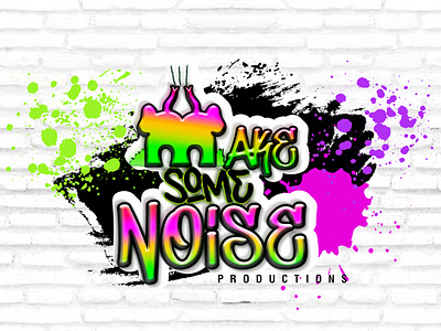 Make Some Noise! branding color colorful grafitti graphic design logo loud noise