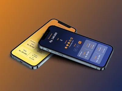 Mobile Tip Calculator UI Design clean interface