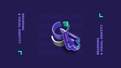 Growth Labs - Branding & Visual Identity ai brand design branding identity illustrator logo design presentation technology visual identity