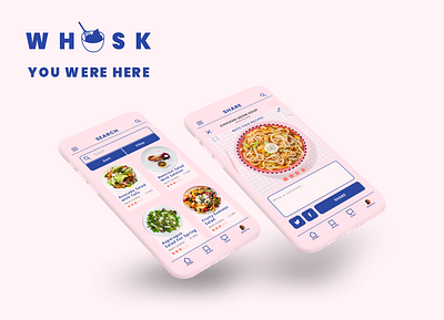 Recipe app, Whisk brand identity branding cooking app illustration mobile app mockups prototyping recipe app responsive design sketches social platform ui user flow user interface design user interviews user journey user research ux wireframing