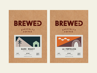 Brewed Specialty Coffee Branding & Packaging Design /Coffee Shop 3d agency animation brand identity branding branding agency coffee coffee branding coffee packaging coffee shop design drink emblem graphic design illustration label logo motion graphics packaging tea