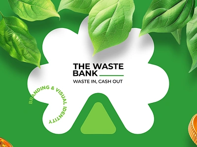 The Waste Bank - Branding & Visual Identity banking branding graphic design logo logo design recycling visual identity