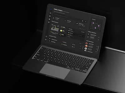 Employee Performance Dashboard UI animation dashboard dashboardui saas ui uiux userexperience userinterface ux webdesign