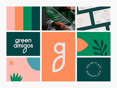 Green Amigos Branding and Packaging Design bold visual identity botanical branding brand identity development clean layout color palette design creative agency custom logo mark earth tones eco friendly identity graphic design green amigos logo green branding leaf motif minimal logo design modern typography nature inspired design online plant marketplace organic aesthetics plant based business sustainable branding