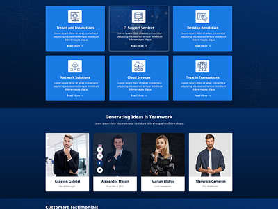 Finweb – IT Solution & Marketing Agency HTML5 Template agency business company creative post illustration