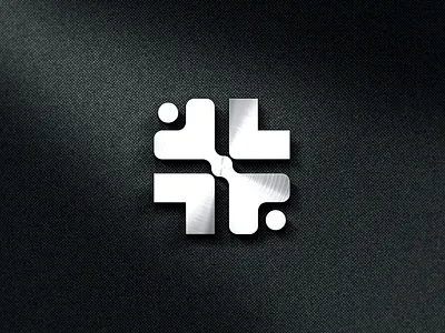 Medical Cross Abstract Logo brand clinic concept health help hospital identity logo logo design logotype medical medical center medical cross minimal people pharmaceutics pharmacy visual identity