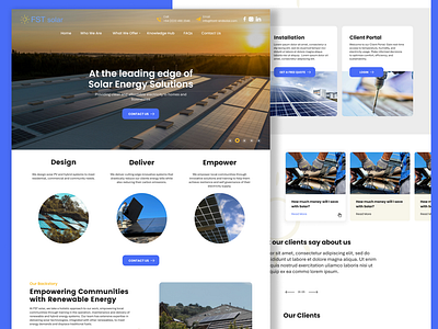 Solar Enterprises fgma design figma landing page web design website