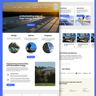 Solar Enterprises fgma design figma landing page web design website