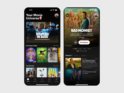 Movie App app design app movie application design design landingpage movieapp movies product design ui uiapp uimotion uiux