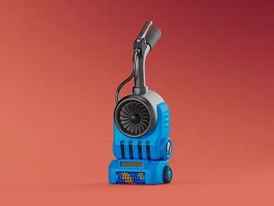 Vacuum 3d c4d cinema4d illustration render