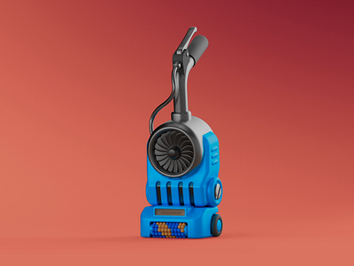 Vacuum 3d c4d cinema4d illustration render