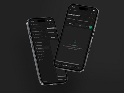 Mobile Friendly SaaS Platform component darkmode emptystate mobile pagination responsive saas sidebar smartphone table ui