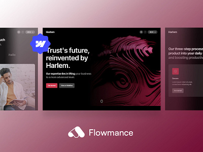 Unleash Your Startup's Potential with Harlem – Startup Webflow agency template design illustration template webflow webflow template webflowtemplate websitedesign