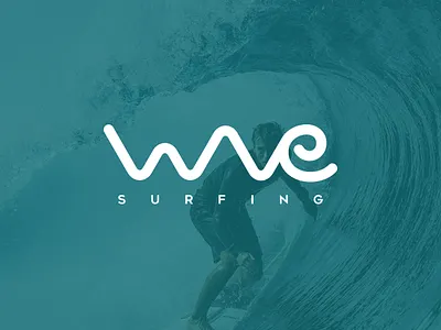 Wave Surfing design logo ocean sea surf surfer surfing wave waves