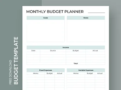 Printable Monthly Budget Planner budget planner docs free google docs templates free template free template google docs google google docs google docs budget template monthly monthly budget monthly budget planner organiser planner printable monthly budget template