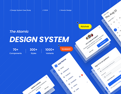 Design System - UI UX | Atomic Design System atomic design atomic design system branding collaboration design system figma product design saas saas product system design team work ui ui design ui ux user experience design user interface ux design web design