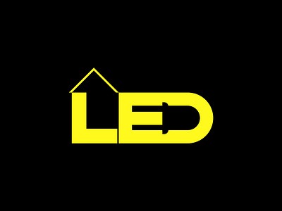 LED Logo brand design brand identity branding creative 2024 led led logo light logo logo minimal modern logo real estate real estate business startup volt