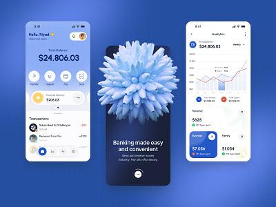 Fintech Mobile Banking app Design analytics app design appdesign datavisualization design agency figma design finance app financialapp fintech mobile app focotik mobile banking mobile wallet product design ui ui design ui ux design ux design