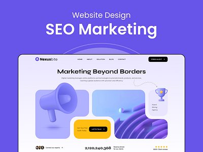 SEO digital marketing website UI design application creativity design mockup ui ui design ui ux ux web design website website ui design