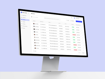 Weight Manager - Drivers screen application dashboard figma saas ui ui design ux webdesign