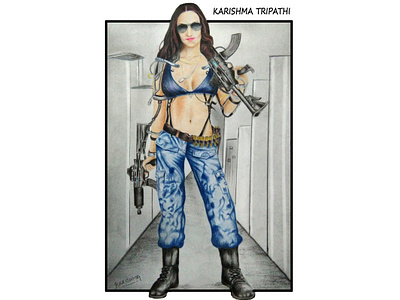 Action Girl 3d animation art artist branding creativity design graphic design illustration motion graphics ui