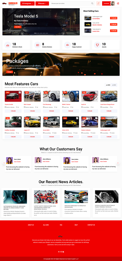 CarDealer – Buy Sell Car Marketplace Script Theme cars app script ui