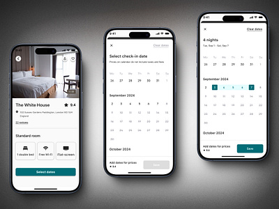 Challenge - 067 - Hotel Rental Booking booking daily ui challenge dailyui ui design