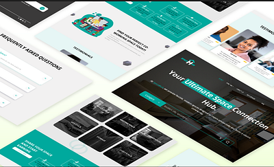 Case Study for Shared Space Website. design esigners figma figma designs homepage prototyping ui ui case study ui design ui designers uiux design user interface ux design website design website redesign wireframing