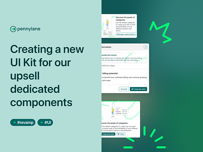 Creating a new UI Kit for our upsell dedicated component app cards component design marketing pmm table ui upsell ux