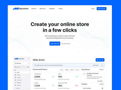 Mymarket wesite aesthetically ecommerce finance landing page market minimal online product saas store ui ui ux user expirience user interface ux web website