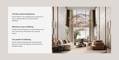 Landing page for Real Estate Project hotel landing page real estate ui