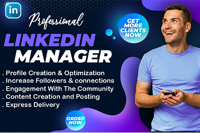 I will professionally manage and ghostwrite for your linkedin pa linkedin linkedin management linkedin manager linkedin marketing linkedin page linkedin profile social manager