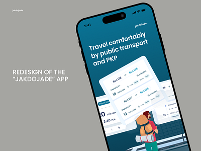 Redesign of the 'Jakdojade' App: Simplifying Ticket Purchase appredesign appupdate jakdojade mobile app public transport redesign transitap travel ui uiuxdesign ux