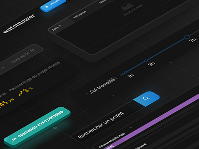 WatchTower Project Management App app application budget deadline design desktop management overview planning progress project pwa software task web app