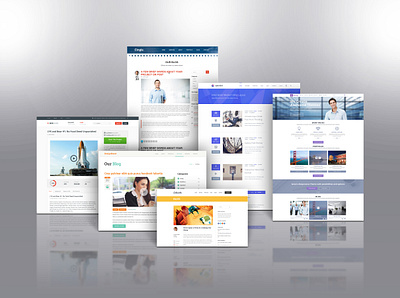 Multi Web Screen Mock-Up 2 template