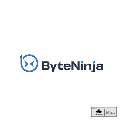 ByteNinja; Software Company logo Branding abstract b latter logo b logo brand identity brand identity designer branding byte logo company logo creative logo graphic design illustration logo ninja logo software company logo tech logo web logo