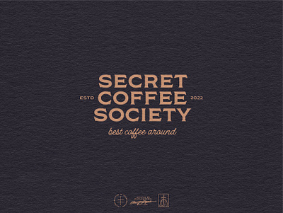 Secret Coffee Society Wordmark brand design brand identity branding branding design font fonts hand drawn identity design lettering logo logo design logotype script type typeface typographic typography vintage visual identity wordmark