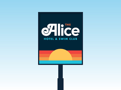 The Alice, Signage alice arizona hotel motel sign signage sunset swim swim club tucson