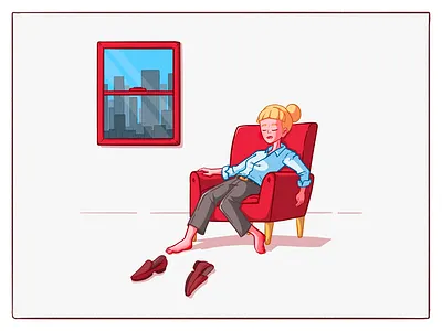 A Moment's Rest art color digital illustration illustration