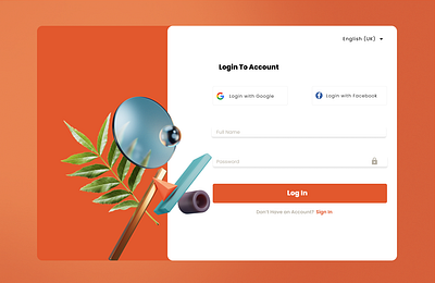 Website Login UI authentication figma graphic design interaction design login ui ui ux