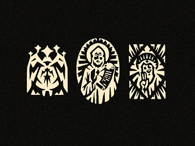 St. Jory (Winery) - Tryptic 1/4 ✦ Logo/Icon/Symbol beverage catholic course domestika drink history holy illustration logo logo design logodesign magic protection religion sacred saint spirit spiritual wine winery