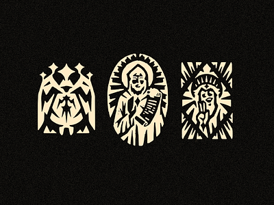 St. Jory (Winery) - Tryptic 1/4 ✦ Logo/Icon/Symbol beverage catholic course domestika drink history holy illustration logo logo design logodesign magic protection religion sacred saint spirit spiritual wine winery