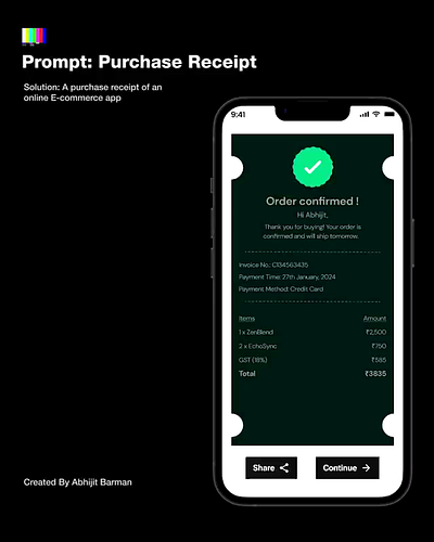 Purchase Receipt