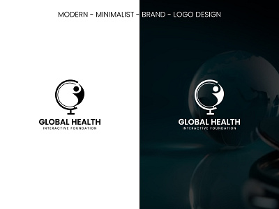 GLOBAL HEALTH Interactive Foundation brand logo custom logo logo logo design minimal logo modern logo