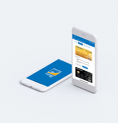 Mobile Banking App branding graphic design ui