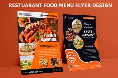 Restaurant Food Menu Flyer Design branding design flyer design food flyer graphic design menu menu design restaurant